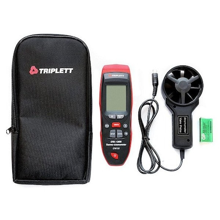TRIPLETT Cfm/cmm Thermo-anemometer + Rh with Cert - CFM150-NIST