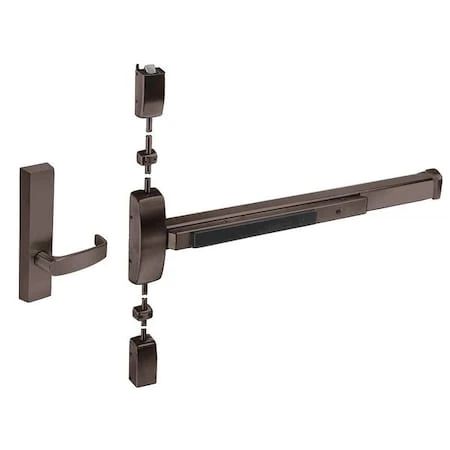 SARGENT Vertical Rod W/trim,grade 1,80 Series - 8715F RHR 10B