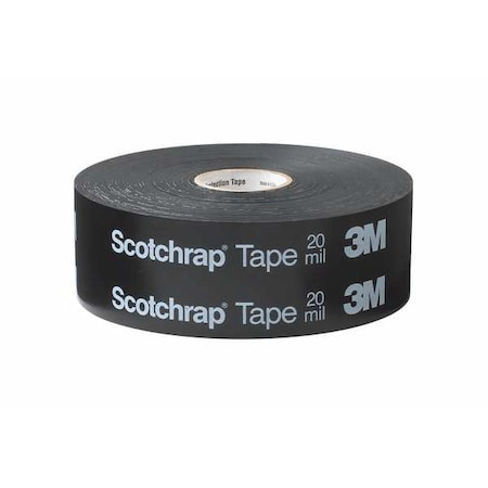 3M Electricaltape,black,33-3/8ydl,4inw,pk12 - 50-PRINTED-4x100FT