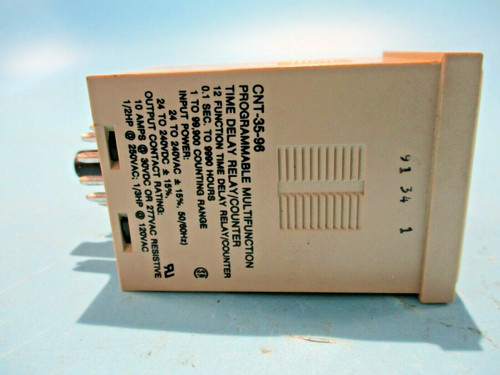 New Potter Brumfield Cnt-35-96 Counter/Timer Delay Relay 0.1Sec-9990 Hours