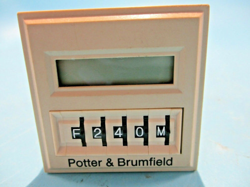 New Potter Brumfield Cnt-35-96 Counter/Timer Delay Relay 0.1Sec-9990 Hours