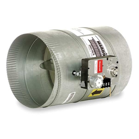 HONEYWELL Round Damper,modulating Automatic,8in - MARD8