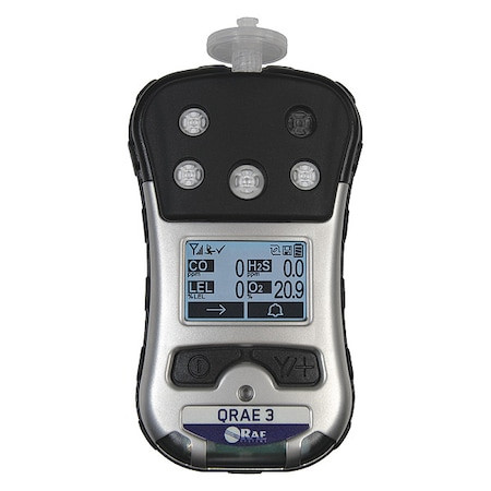 HONEYWELL Qrae 3 Multi-gas Detector, Ip65, Vibrating, Monochrome, 14 Hr Battery Life - M020-11111-111