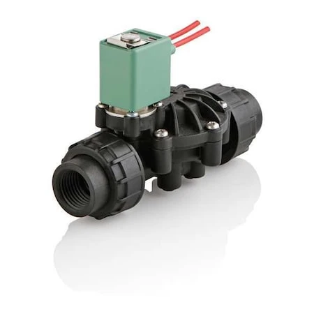 ASCO Solenoid Valve, 2-way, 2-position, Normally Open, 1/2 in Pipe Size, 120v Ac at 60hz, Pilot Operated - 8212A020L1100F2