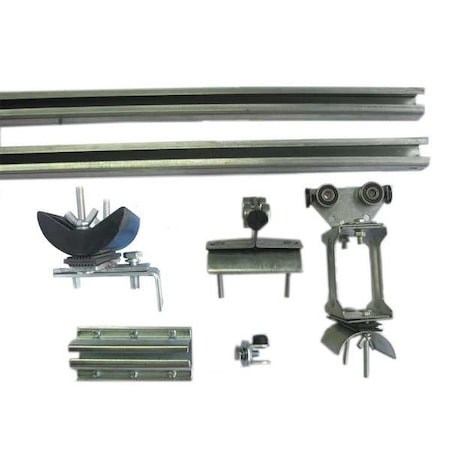 DAYTON Festoon System Kit,c-track,30 Ft,flat - 7CZ30
