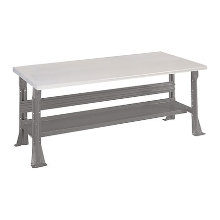 EQUIPTO Open Leg Bench W/ Shelf - 2321-4C