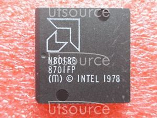50PCS N80186  Encapsulation:PLCCHigh Integration 16-Bit Microprocessor iAPX86
