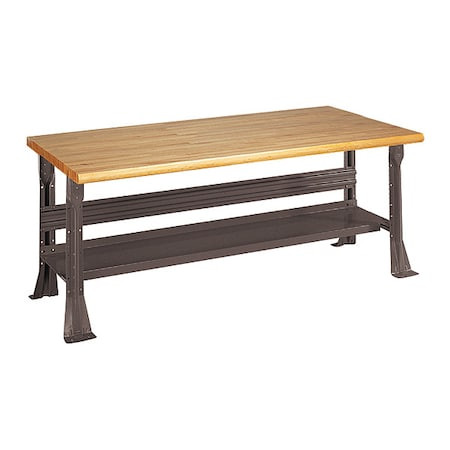 EQUIPTO Open Leg Bench W/ Shelf - 2323-5W