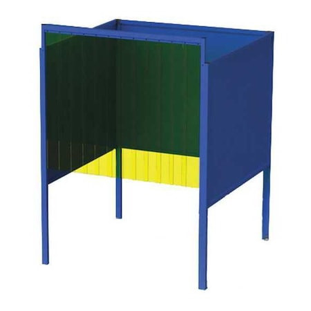 GREENE MANUFACTURING Welding Booth,4ft.,standing or Wall Mtd - GBS-4.STL