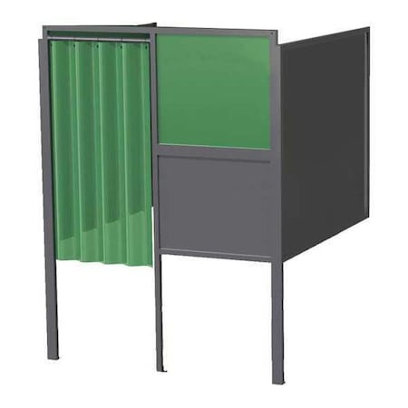 GREENE MANUFACTURING Welding Booth,4ft.x5ft.,wall Mounted - GB-724.02.S