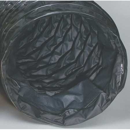 ALLEGRO INDUSTRIES Statically Conductive Duct,25 Ft.,black - 9650-25EX