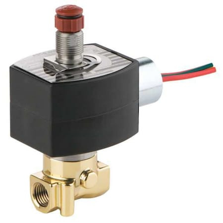 ASCO Solenoid Valve, 3-way, 2-position, Configurable, 1/4 in Pipe Size, 12v Dc, Moderate Flow, Nbr - EF8314H301 12/DC