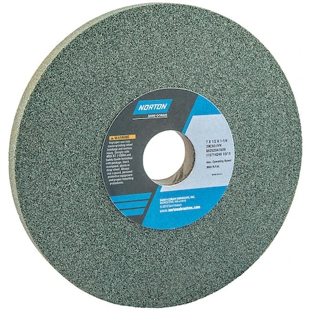 NORTON ABRASIVES Grinding Wheel, T1, 7x1/2x1.25, Sc, 60g, Pk5 - 66252941609