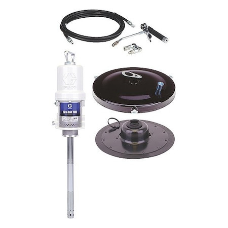 GRACO Air Drum Pump, 0.22 Gpm, 5,001 Psi, 50 1 - 222069