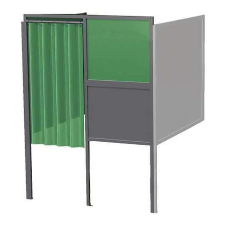 GREENE MANUFACTURING Welding Booth,5ft.x5ft.,wall Mounted - GB-725.02.A