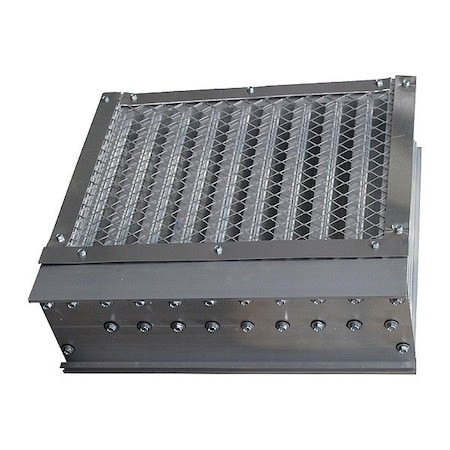 S&P AIR CONTROL Intake Louver,47 1/2" H,drainable Blade - WDV-130 4848