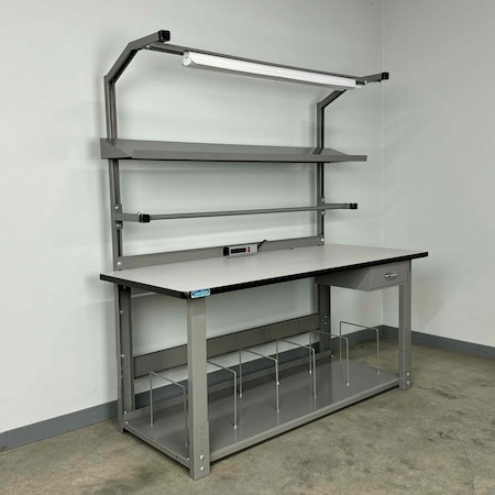 STACKBIN Workbenches, 60" W, 1000 Lb. - P6036BDN-T-BG