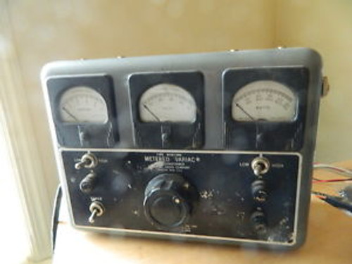 Genrad W5MT3AW Triple Meter Variac