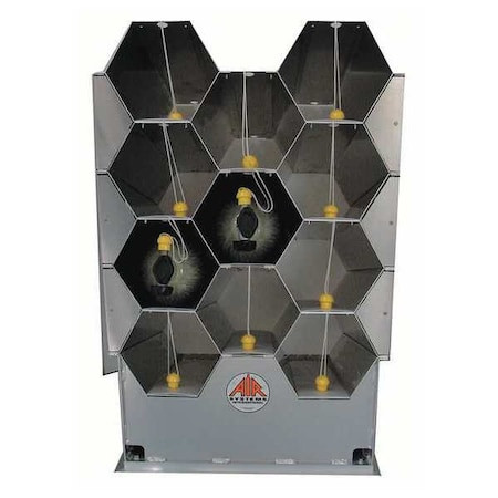 AIR SYSTEMS INTL Scba Rack,aluminum,11 Cylinder - AK24-11