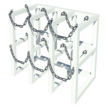 INSTOCK Free Standing Cylinder Restraints - GRCRFM3X3-2