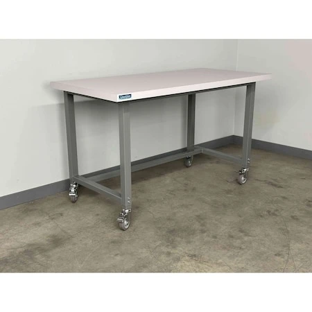 STACKBIN Workbench,mobile,tubular,frame - E7230-1012-BK