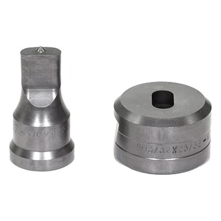 EDWARDS Oblong Punch & Die Set - ED9-PDOB3/8X3/4