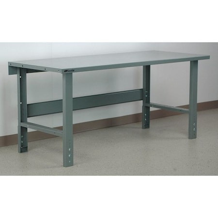 STACKBIN Bolted Workbenches, 60" W, Adjustable Height, 3500 Lb. - ES6030-3505