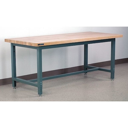 STACKBIN Bolted Workbenches, 72" W, Adjustable Height, 1000 Lb. - A7236-1005