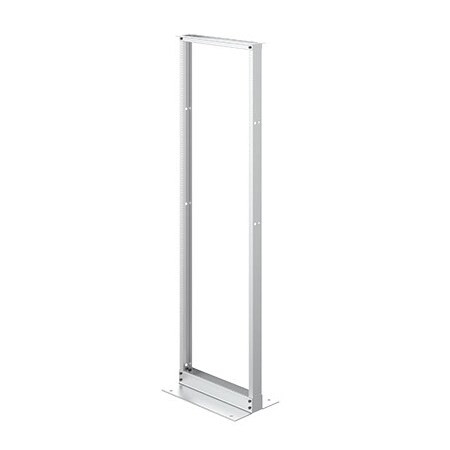 NVENT HOFFMAN Open Frame Rack, 84.00x24.25x15.00, Aluminum 2-post - EVR23FM45U
