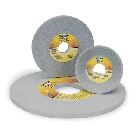 NORTON ABRASIVES Grinding Wheel, T1, 8x1/4x1-1/4, Ao, 60g, Pk5 - 66253043417