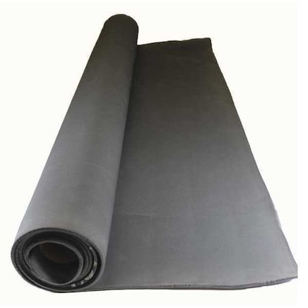 N/A Foam Roll, Water-resistant Closed Cell, 42 in W, 25 Ft L, 1 1/4 in Thick, Black - CCNES11/4F25-25
