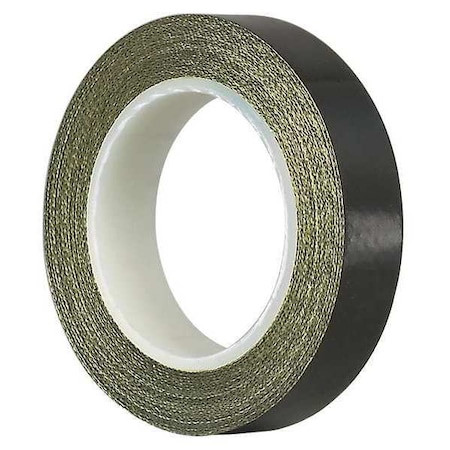 TAPECASE Cloth Tape, Black, 18 Yd L, 3 in W - 15D548