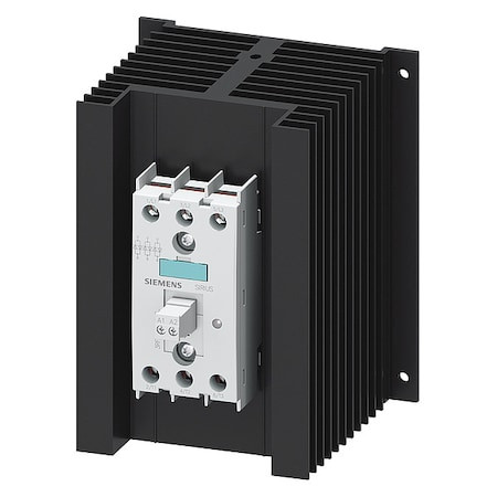 SIEMENS Solid State Relay, 3 Phase, Screw Clamp, Din Rail - 3RF2450-1AC45