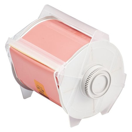 BRADY Label Tape Cartridge, Pink, Labels/roll Continuous - 76598