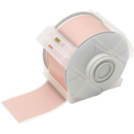 BRADY Label Tape Cartridge, Pink, Labels/roll Continuous - 76599