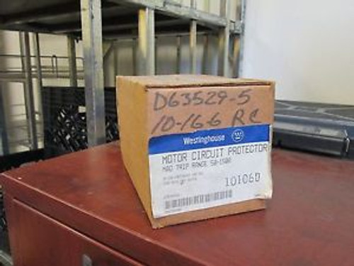 Westinghouse Motor Circuit Protector MCP03150R 15A 600V 3P New Surplus