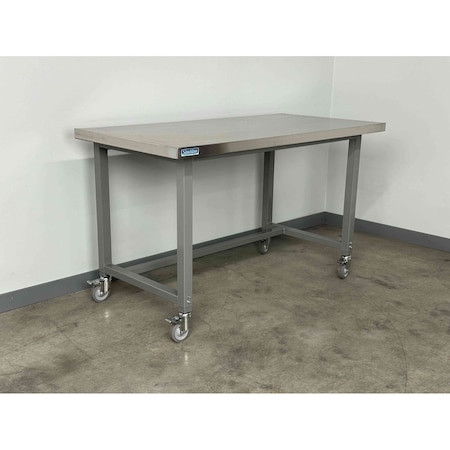STACKBIN Workbench,mobile,tubular,frame - S6030-1012-VB