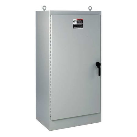 NVENT HOFFMAN 3 Point Latch with Keyed Handle Electrical Enclosures, 72.06 in H, 24.06 in D, 37 in W, 12, 4 - A72H3724FS3PT