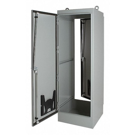 NVENT HOFFMAN 3 Point Latch with Keyed Handle Electrical Enclosures, 72.06 in H, 18.06 in D, 48 in W, 12, Steel - A724818FSDG