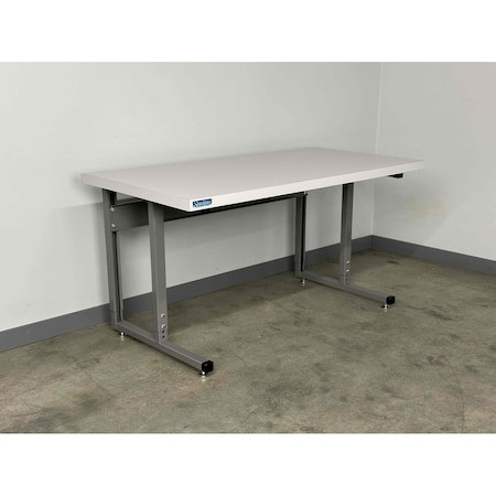 STACKBIN Bolted Workbenches,60"w,adj. H,1000lb - E6030-2011-GN