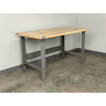 STACKBIN Bolted Workbenches,48"w,adj. H,3500lb - M4836-3505-BK