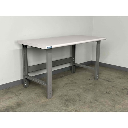 STACKBIN Bolted Workbenches,72"w,adj. H,3500lb - C7230-3505-GY