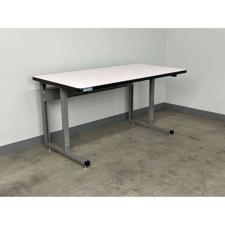 STACKBIN Bolted Workbenches,96"w,adj. H,1000lb - P9636-T-2011-BL