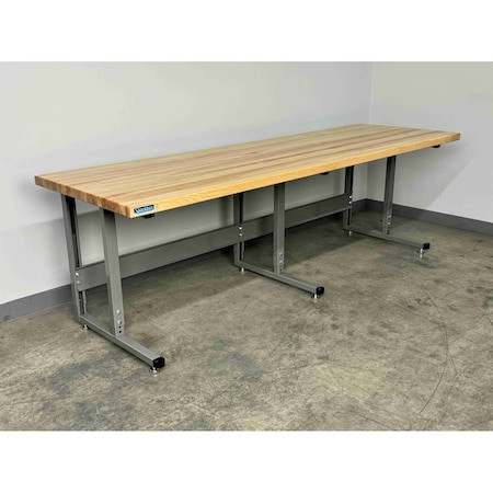 STACKBIN Bolted Workbenches,96"w,adj. H,1000lb - M9636-2011-GN