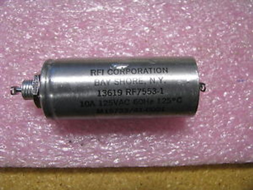 RFI CORP FILTER RF # M15733/41-0001 ( RF7553-1 ) NSN: 5915-01-086-0009