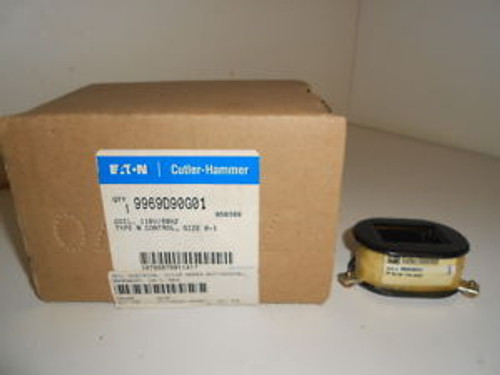 NOS! CUTLER-HAMMER / EATON SIZE 0-1 COIL 9969D90G01 110VOLT 60HZ TYPE N CONTROL