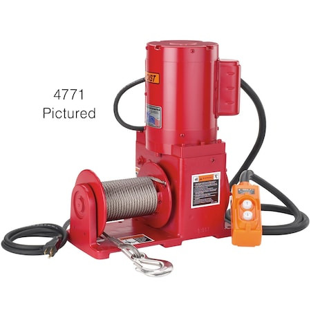 THERN Hydraulic Winch,2000lb,2.3hp,4 Gpm at 10 - 4771HY