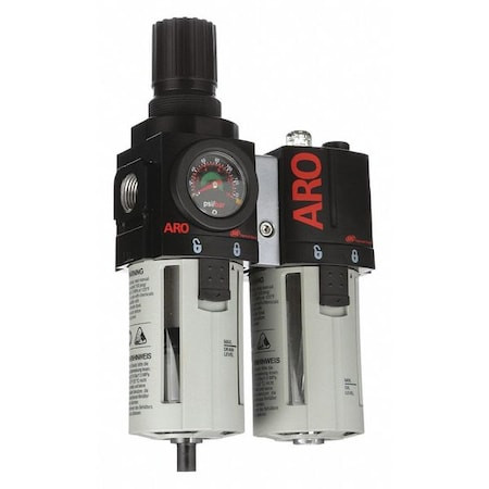 ARO Frl,2 Pcs,1/2" Npt,5 Micron,120 Cfm - C38341-600