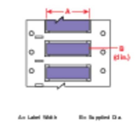 BRADY 2" X 7/16" Violet Wire Marking Sleeves, 3ps-250-2-vt