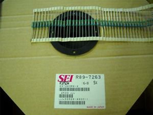 4500+ pieces new 6-8 ohm 5% SEI Resistors R89-7263 RSM2W 6-8ohm 2 reels